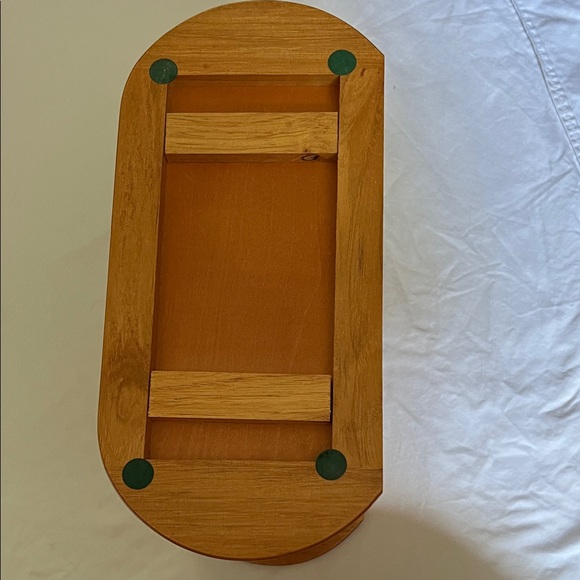 Wooden Jewelry Box with Mirror - Picture 9 of 11